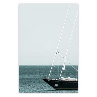 Poster Mediterranean Expedition - maritime landscape of the sea and sailboats