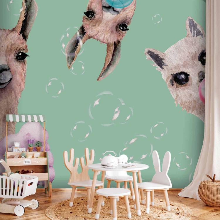 Crazy llamas - fun animals with ice bubbles and gums for kids