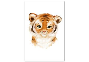 Canvas Tigger for children - A watercolor stylized composition