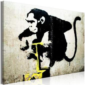Large Canvas Monkey TNT Detonator by Banksy [Large Format]