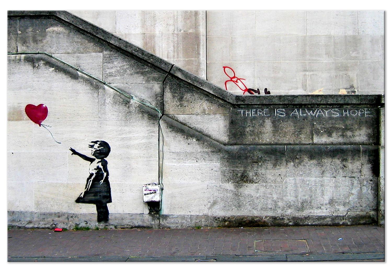 Large Canvas Girl With a Balloon by Banksy [Large Format]