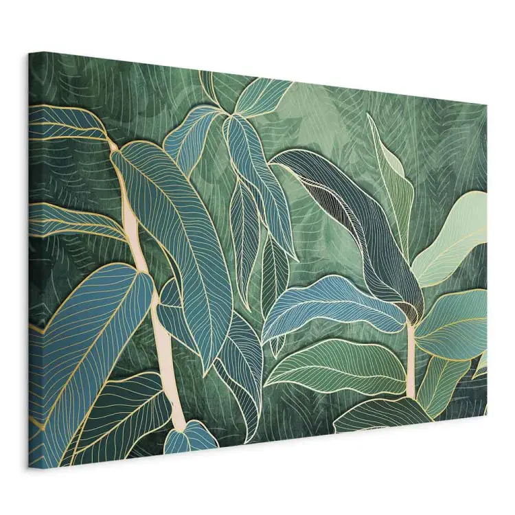 Expressive Leaves Wide - landscape of exotic leaves