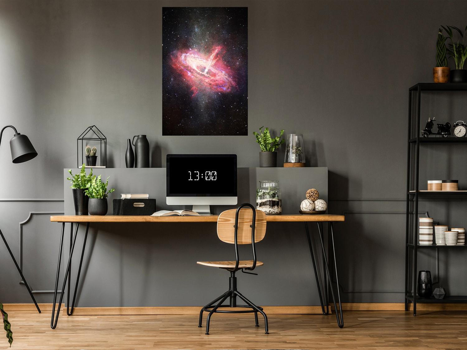 Poster Lonely Galaxy - colorful landscape filled with stars in space