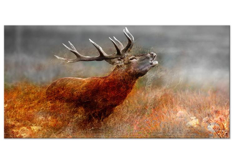 Large Canvas Print Roaring Deer II [Large Format]