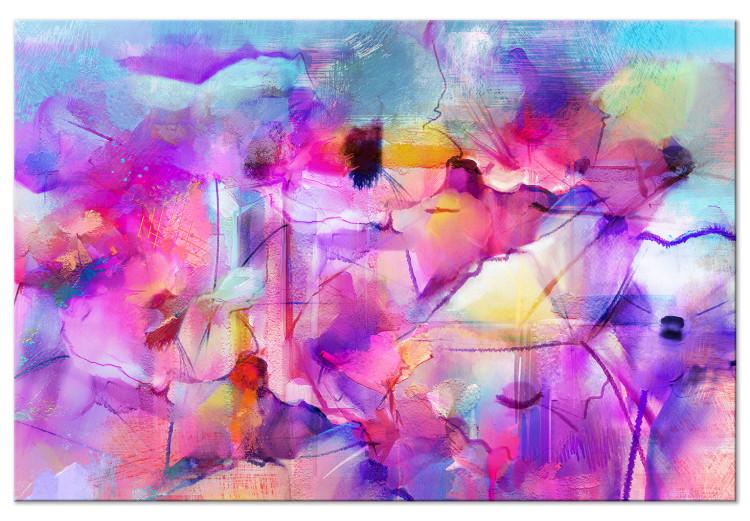 Crazy Colors (1-piece) Wide - watercolors in colorful abstraction