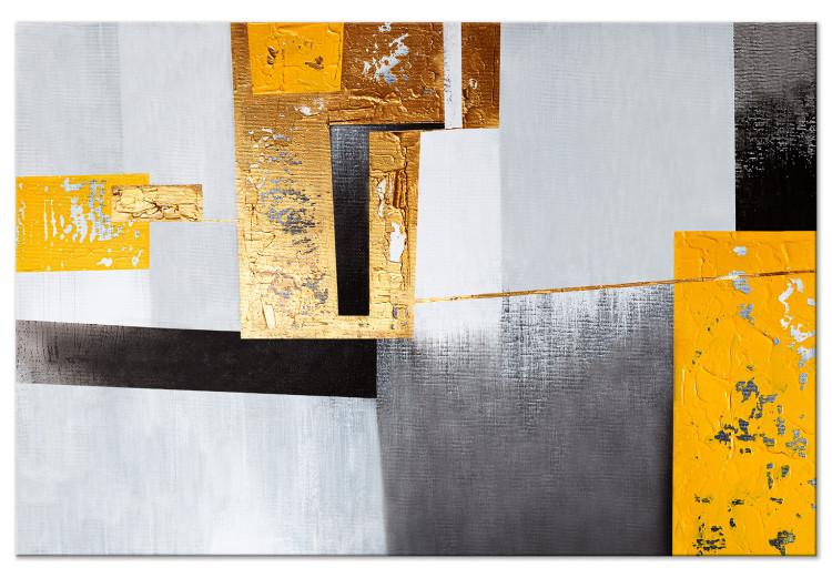 Golden Place (1-piece) Wide - modern abstraction with figures