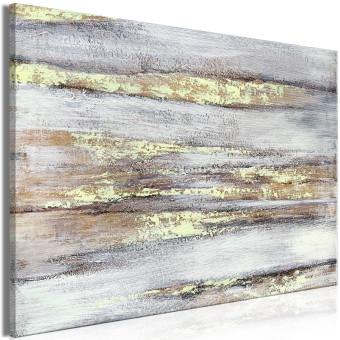 Canvas Painted Planks (1-piece) Wide - shabby chic style abstraction