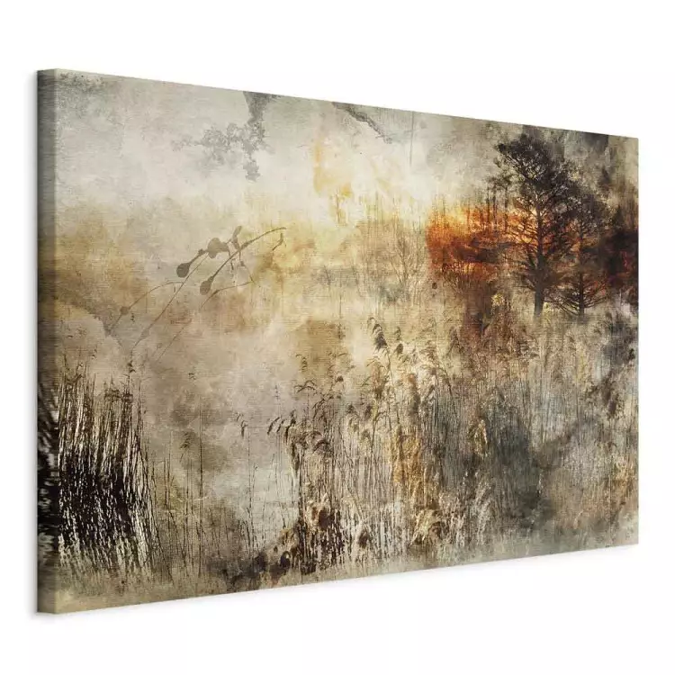 Wild Fields (1-piece) Wide - landscape amidst field grass and trees