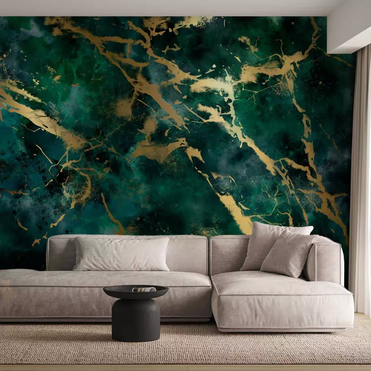 Wall Mural Green Marble
