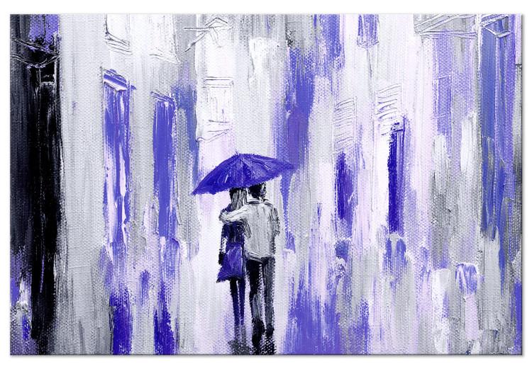 Lovers Together (1-piece) Wide - romantic landscape in the rain
