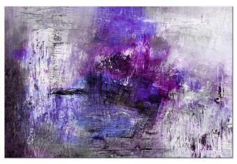 Canvas Twinkling (1-piece) Wide - abstraction with a purple accent