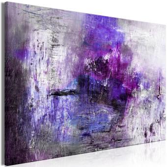 Canvas Twinkling (1-piece) Wide - abstraction with a purple accent