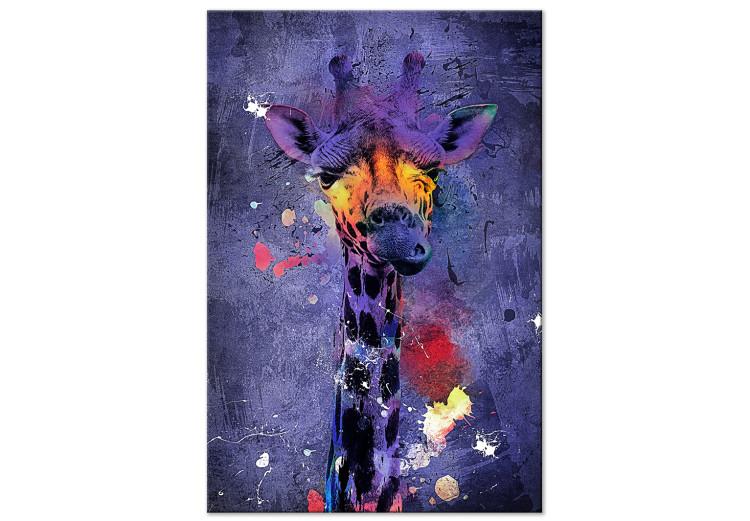 Giraffe Hanna (1-piece) - colorful portrait of an African animal