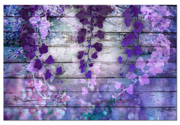 Lavender Charm (1-piece) Wide - purple flowers and planks in the background