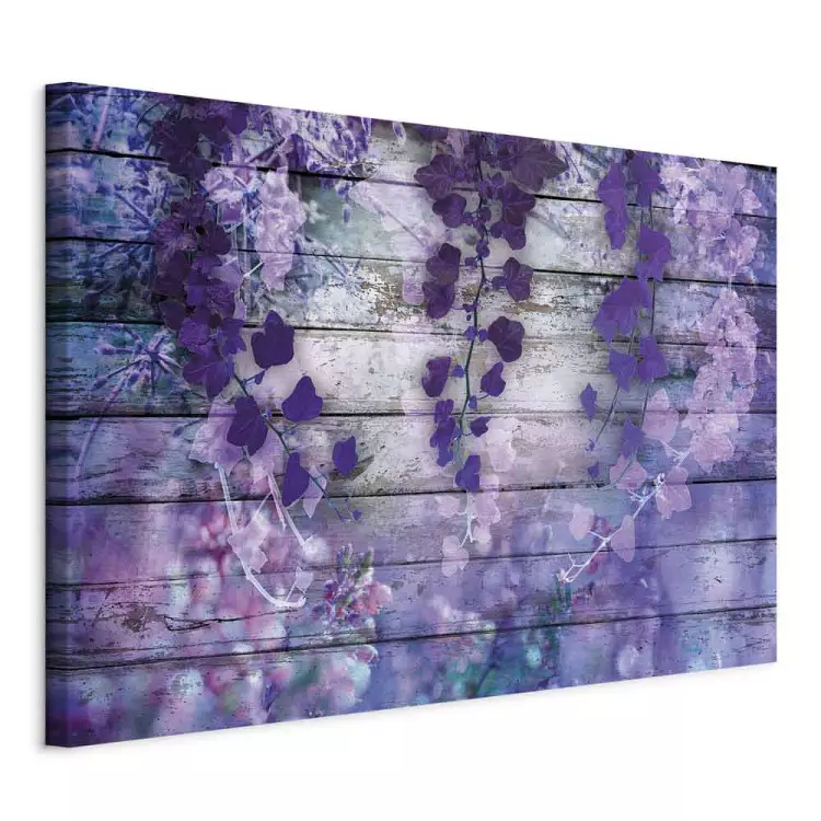 Lavender Charm (1-piece) Wide - purple flowers and planks in the background