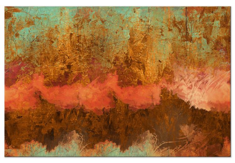 Expression of Life (1-piece) Wide - abstraction in warm tones