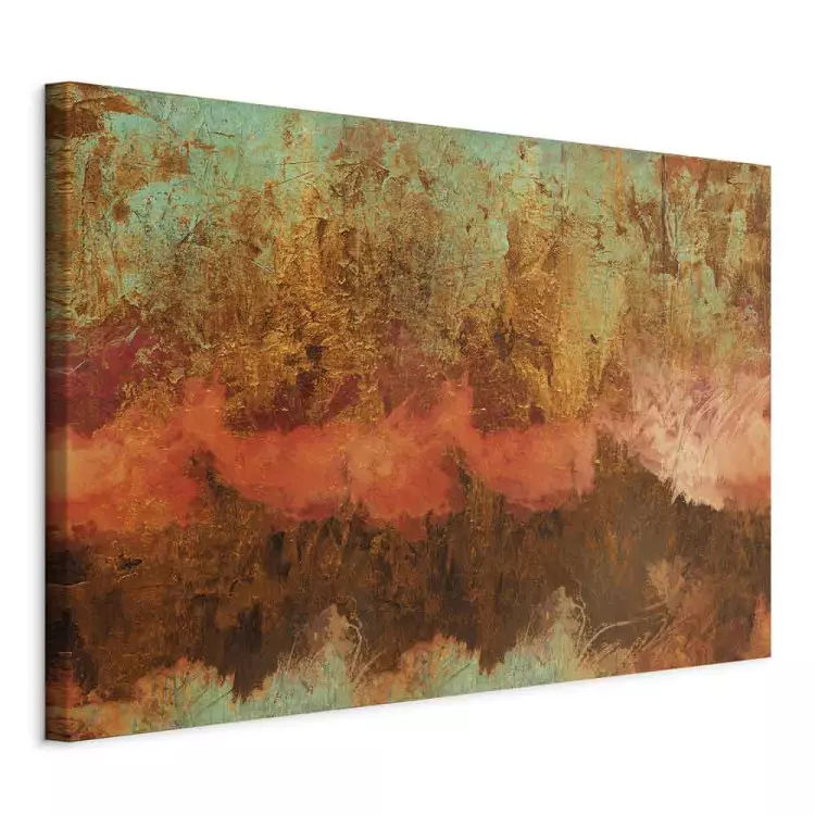 Expression of Life (1-piece) Wide - abstraction in warm tones