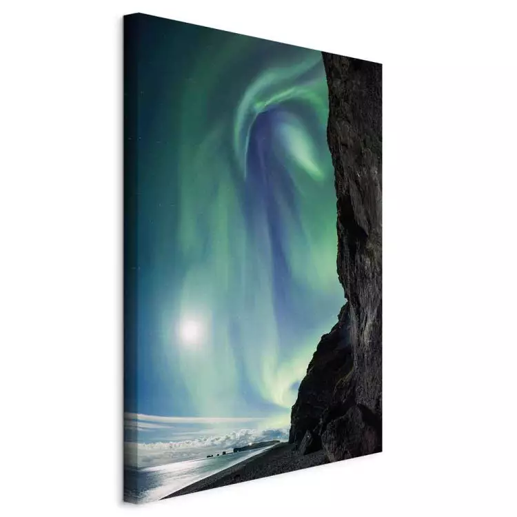 Wonder of Nature (1-piece) Vertical - landscape with cliff and polar sky