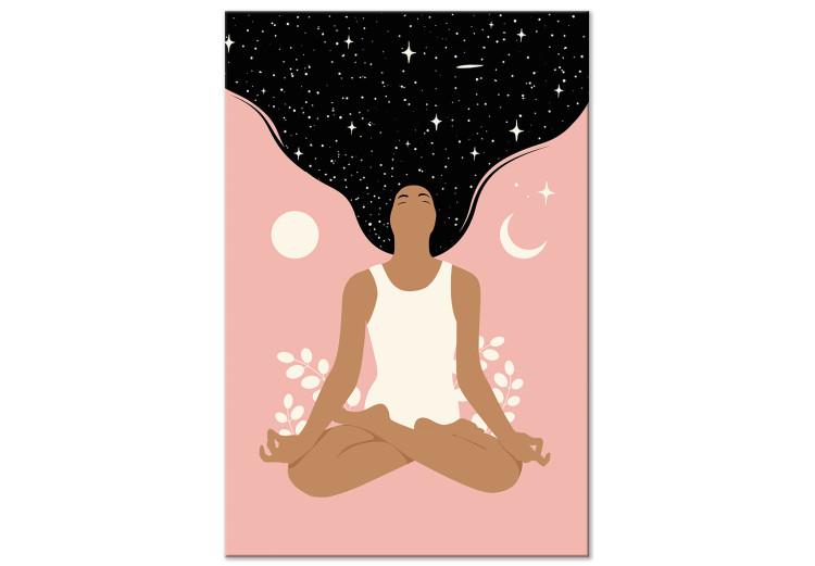 Morning Yoga (1-piece) Vertical - woman figure in a self-love spirit