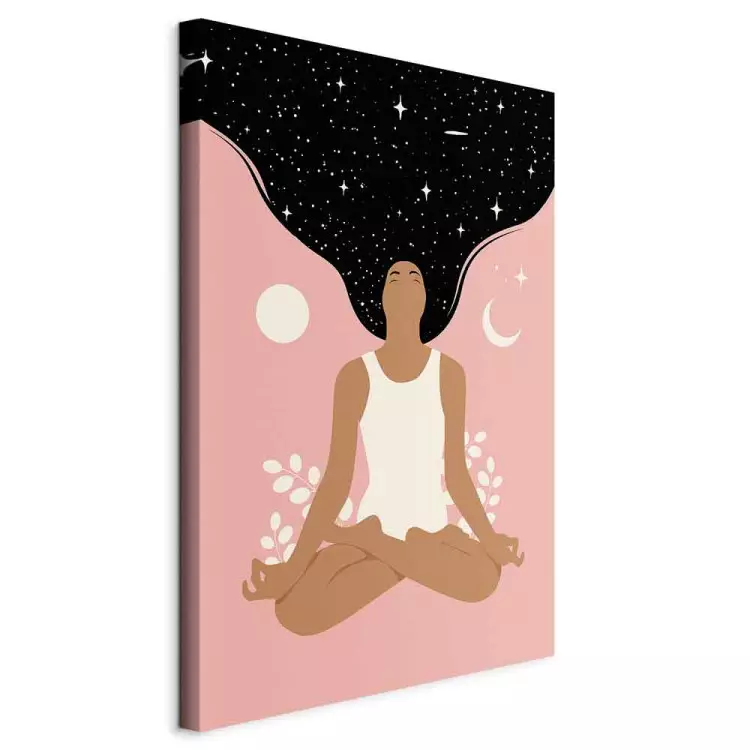 Morning Yoga (1-piece) Vertical - woman figure in a self-love spirit