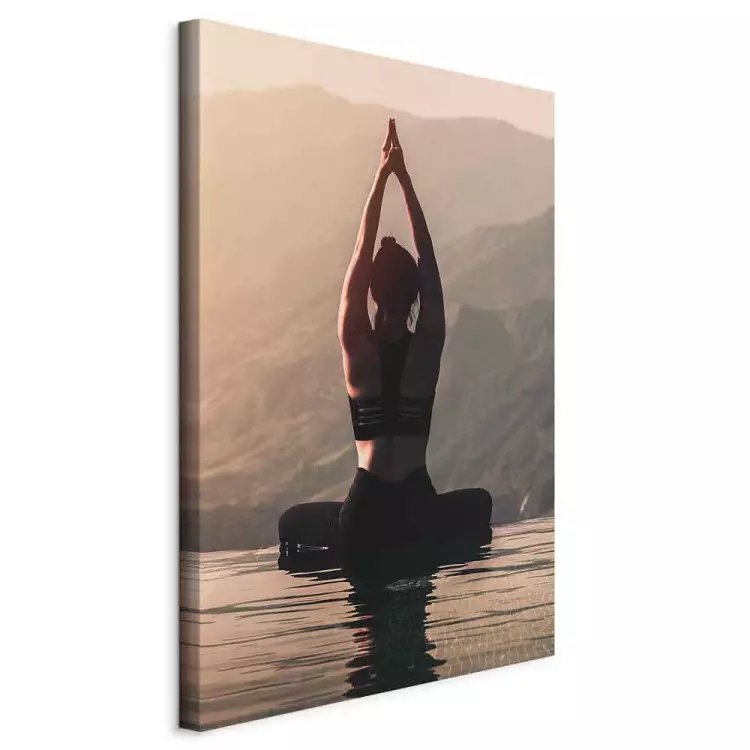 Mountain Relaxation (1-piece) Vertical - seated woman's back