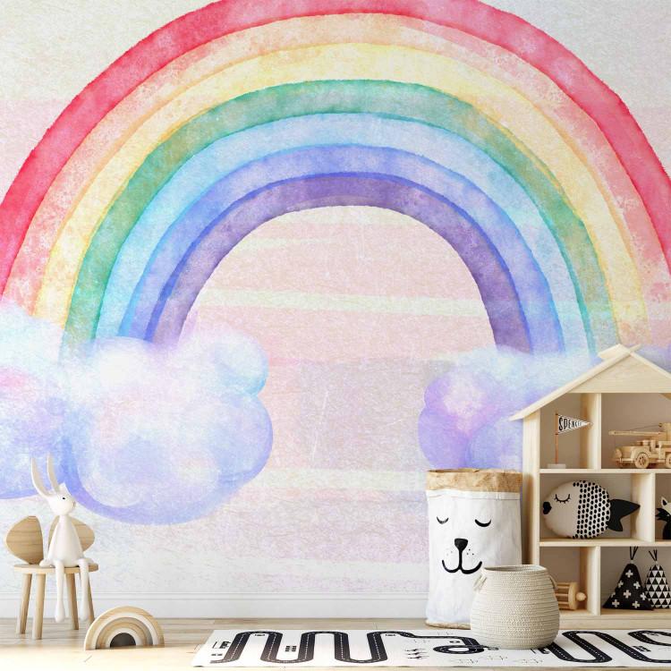 Magic rainbow - a colorful composition ideal for a girl's room