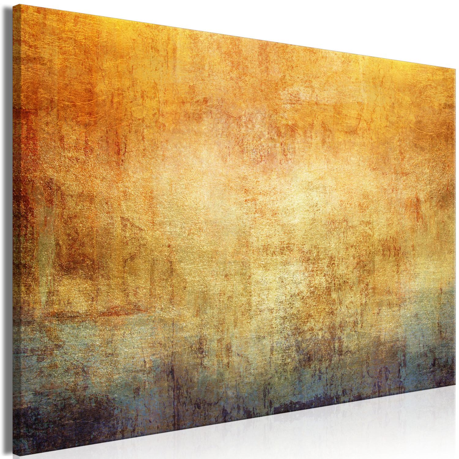 Canvas Expansion of Thoughts (1-piece) Wide - warm-colored abstraction