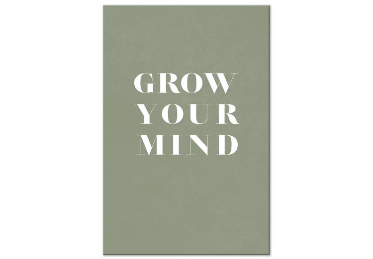 Canvas Print Grow Your Mind (1 Part) Vertical