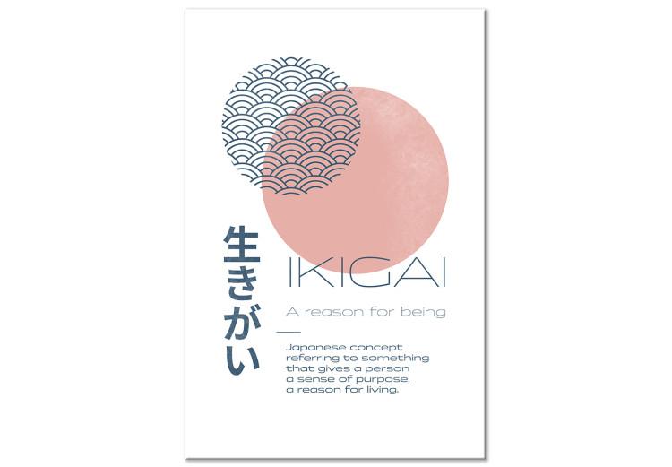 Canvas Print Ikigai (1 Part) Vertical