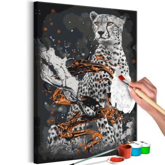 Paint by Number Kit Majestic Cheetah