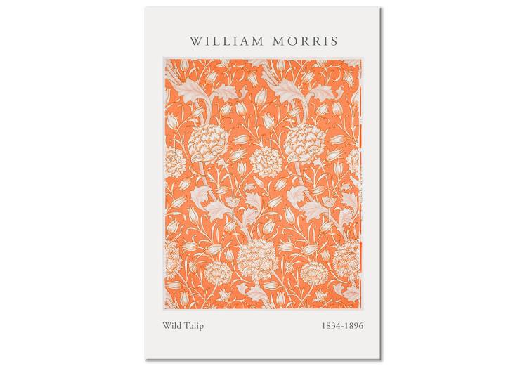 Canvas Print William Morris Tulips (1 Part) Vertical