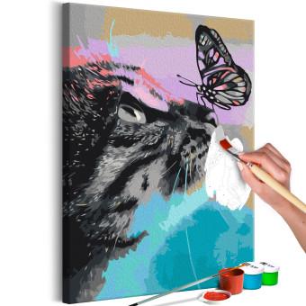 Paint by Number Kit Butterfly Kiss