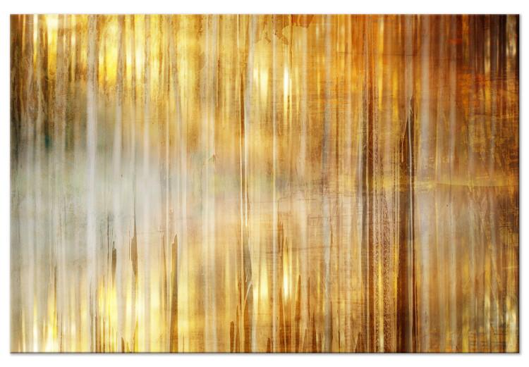 Morning Over the Bay (1-piece) Wide - abstraction in golden tones