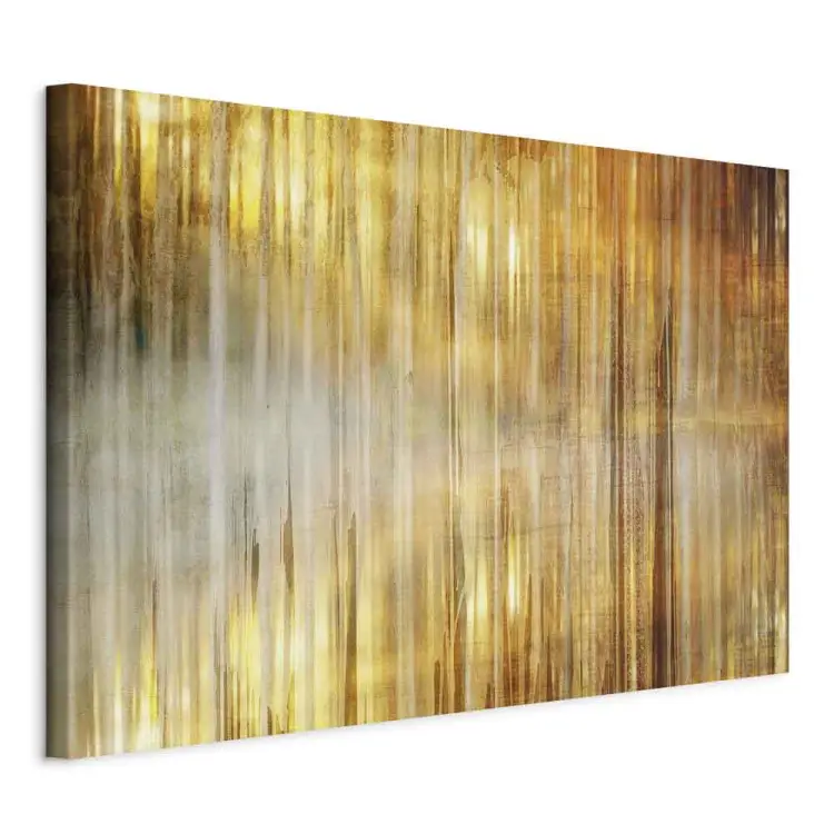 Morning Over the Bay Wide - abstraction in golden tones