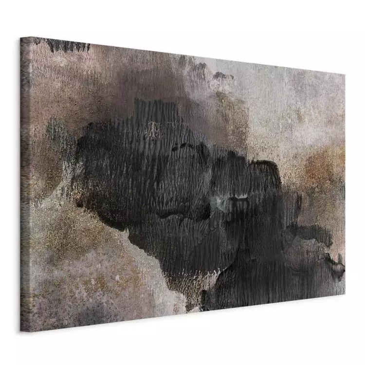Beige Sanctuary (1-piece) - abstraction with a touch of black