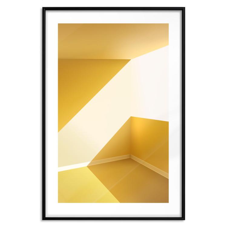 Poster Yellow Architecture - Canary Room in the Rays of the Summer Sun