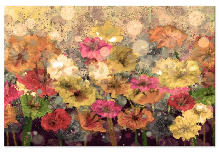 Dew on Painted Meadow (1-piece) - spring colorful flowers