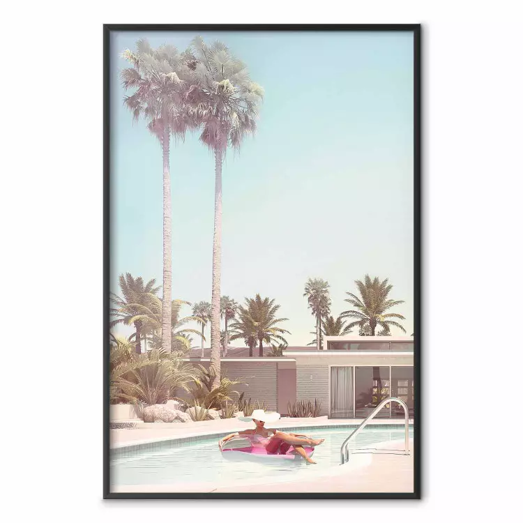 Palm Trees - Holiday Relaxation at the Swimming Pool Amid a Sunny Breeze