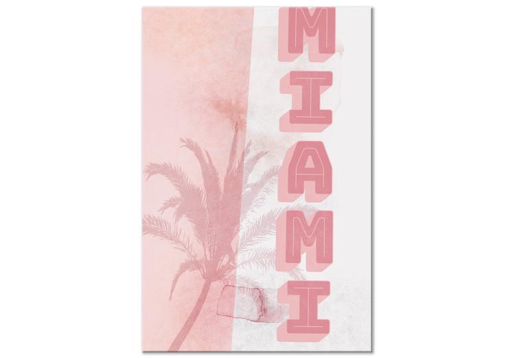 City Neons (1-piece) - pink Miami sign against a tall palm tree