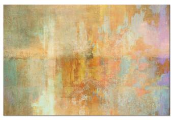 Canvas Sunny Uprising (1-piece) - unique abstraction in colorful background
