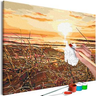 Paint by Number Kit Warm Breeze - Glittering Setting Sun Against the Sea