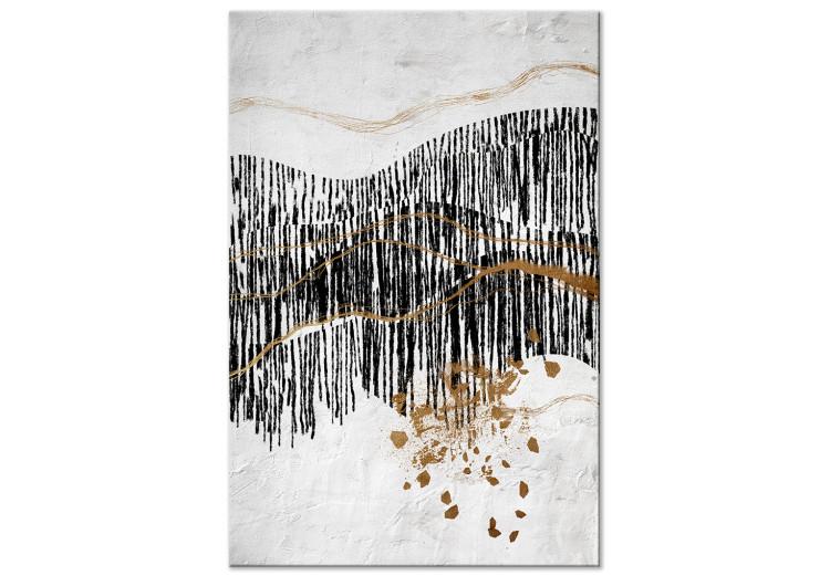 Canvas Print Wild Trails - Abstract Representation of a Mountain Landscape