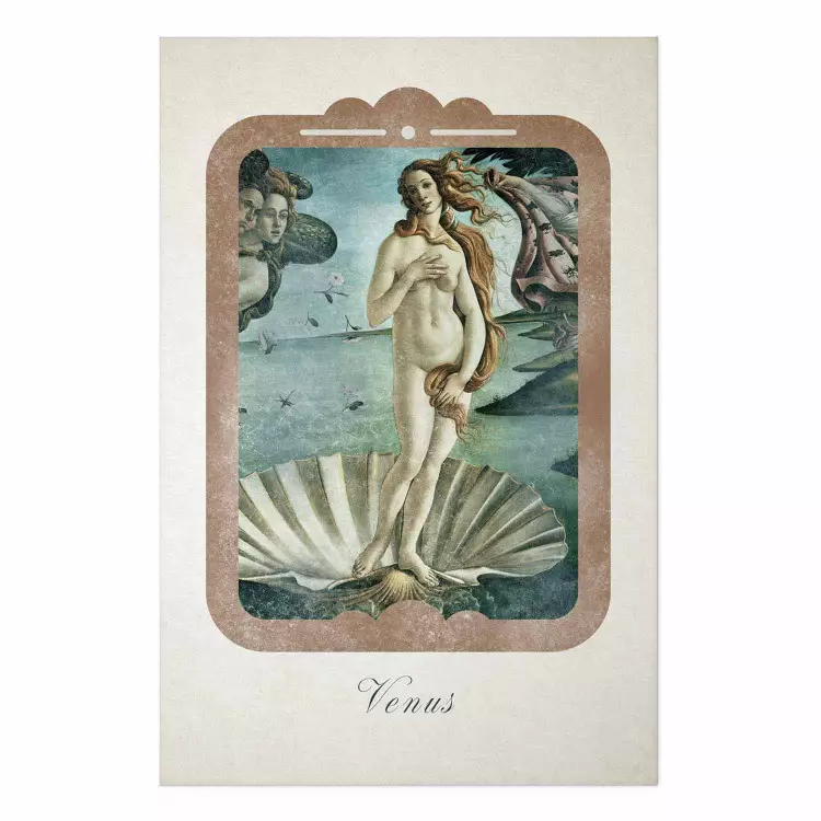 Poster Venus - Fragment of a Painting by Sandro Botticelli