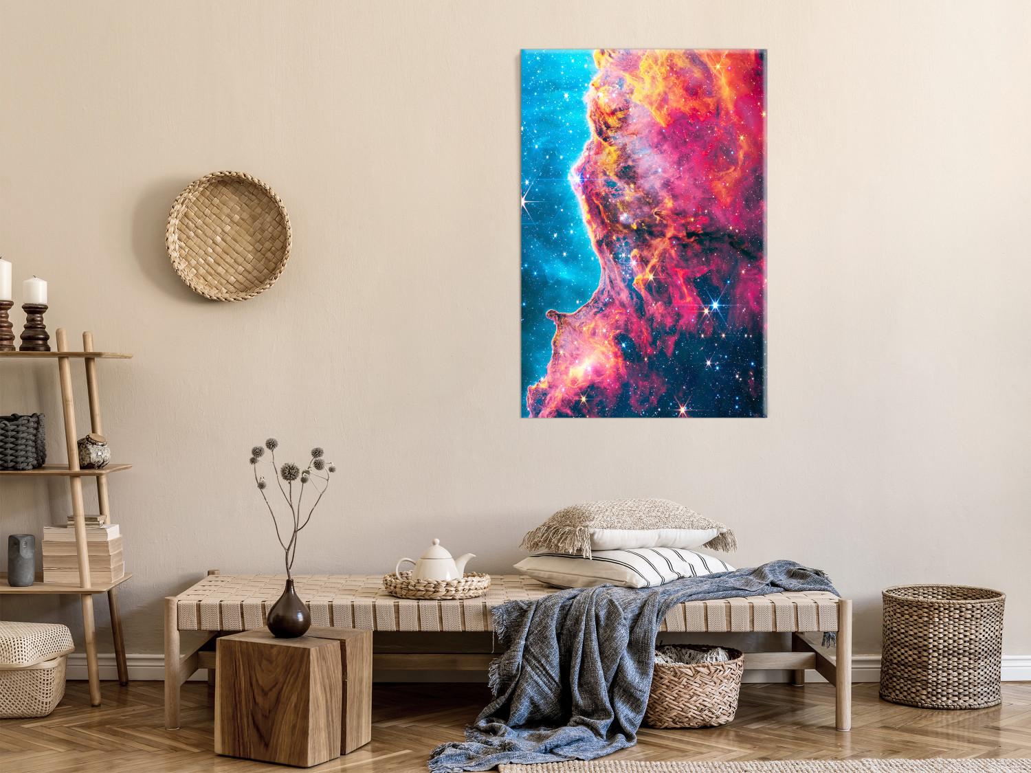 Canvas Carina Nebula - View of the Cosmos From Jamess Webb’s Telescope