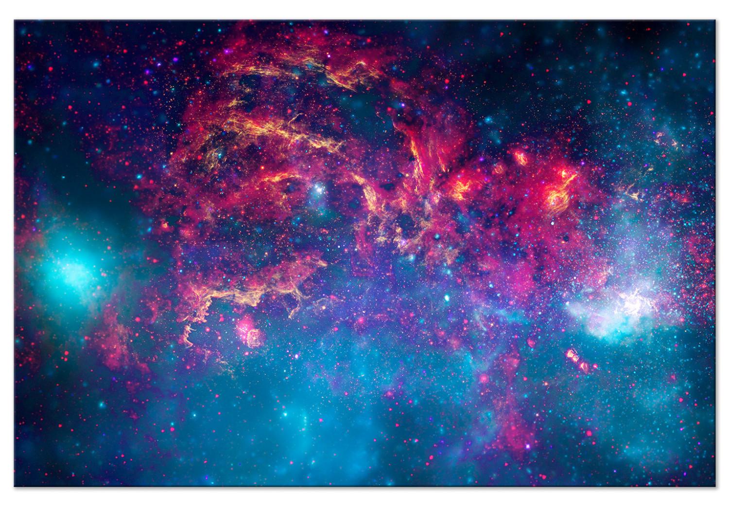 Large Canvas Cosmic Constellations - Milky Way Seen through a Telescope