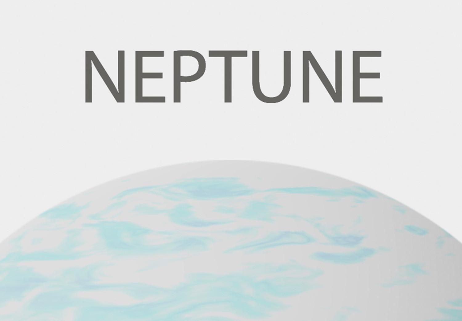 Poster Planet Neptune - Gas Giant with the Solar System II