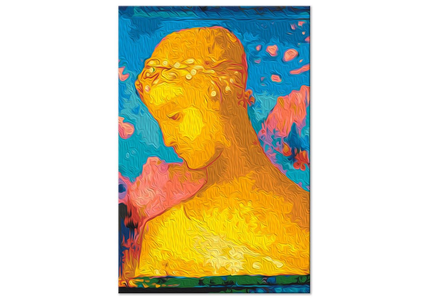 Paint by Number Kit Odilon Redon, Beatrice - Portrait of a Thoughtful Figure against the Sky