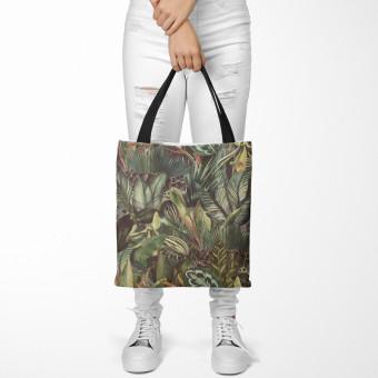 Shopping Bag Tigers among leaves - a composition inspired by the tropical jungle