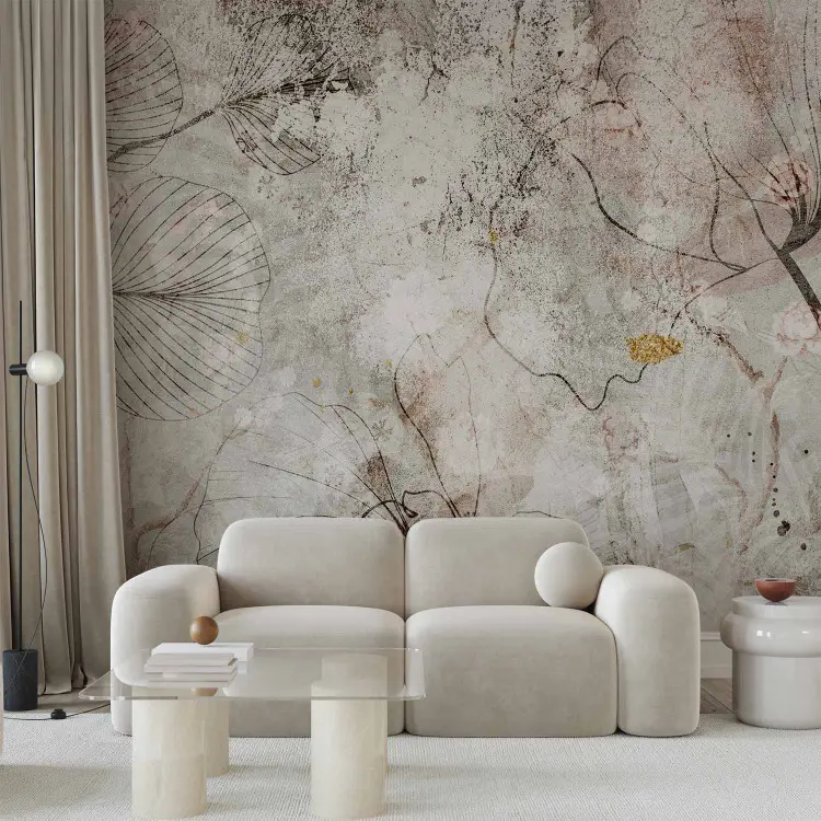 Floristic Fresco - Natural Plants as a Wall Decoration