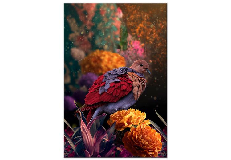 Wild Nature (1-piece) - colorful bird amidst multicolored plants